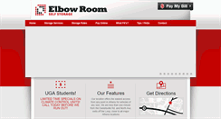 Desktop Screenshot of elbowroomstorage.com